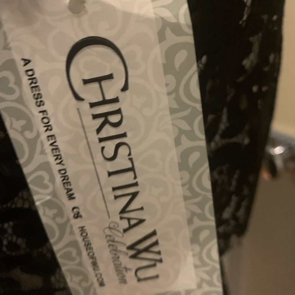 NWT Christina Wu Celebration Lace Evening Gown 8 - Picture 3 of 11